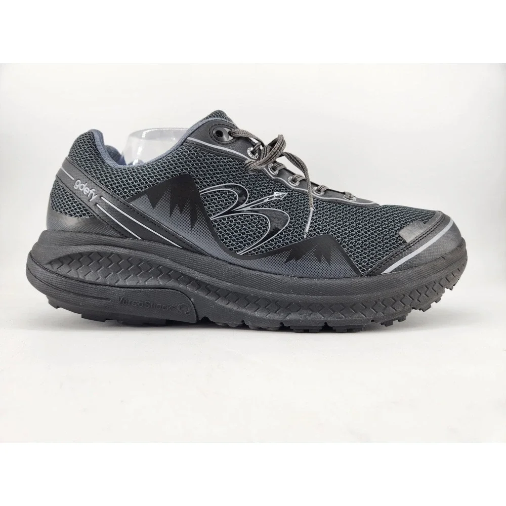 Gravity Defyer g-defy Mighty Walk Ion Walking Shoes Mens 13 Black Grey TB9024MBL